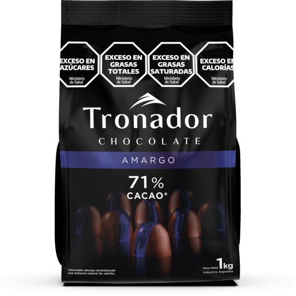 Cobertura Amargo 71% Pins Tronador