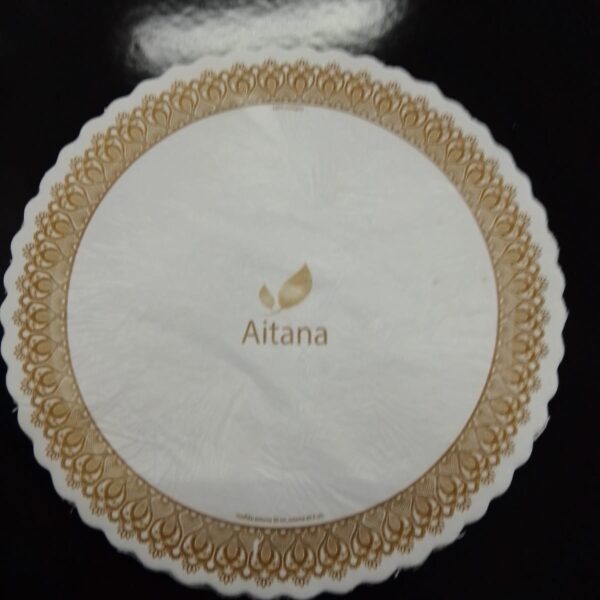 Bandeja De Carton Redonda 26 Cm