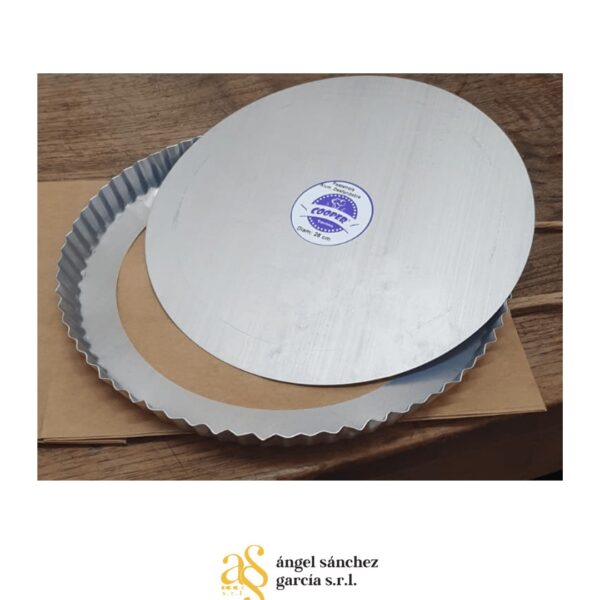 Molde De Pasta Frola Alumuminio Desmontable 20 Cm Diametro