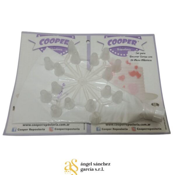 Set Decorador 16 Boquilla Plastico