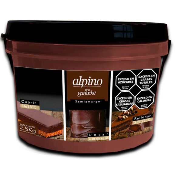 Ganache Semiamargo Alpino
