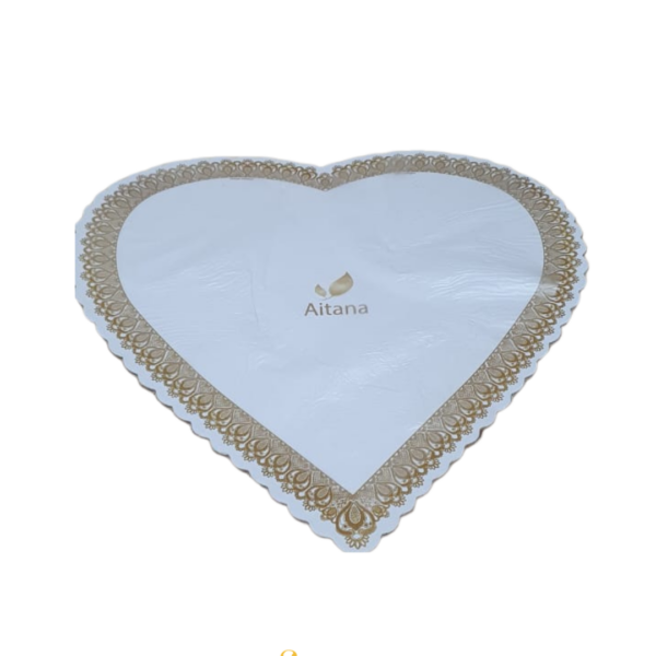 Bandeja De Carton Corazon Grande