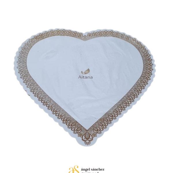 Bandeja De Carton En Forma De Corazon Chico