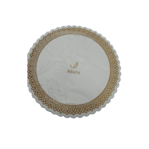 Bandeja De Carton Redonda 28 Cm