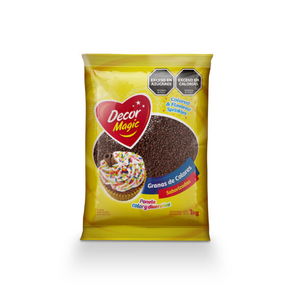 GRANAS COLOR MARRON OSCURO